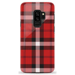 As if! | Red Plaid iPhone Case Phone Case get.casely Essential Galaxy S9 Plus