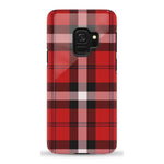 As if! | Red Plaid iPhone Case Phone Case get.casely Essential Galaxy S9