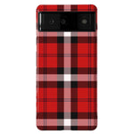 As if! | Red Plaid iPhone Case Phone Case get.casely Essential Google Pixel 6