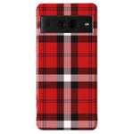 As if! | Red Plaid iPhone Case Phone Case get.casely Essential Google Pixel 7 Pro