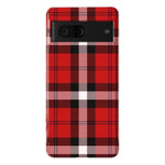 As if! | Red Plaid iPhone Case Phone Case get.casely Essential Google Pixel 7