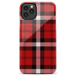 As if! | Red Plaid iPhone Case Phone Case get.casely Essential iPhone 11 Pro Max