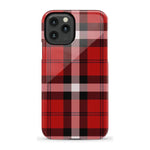 As if! | Red Plaid iPhone Case Phone Case get.casely Essential iPhone 11 Pro