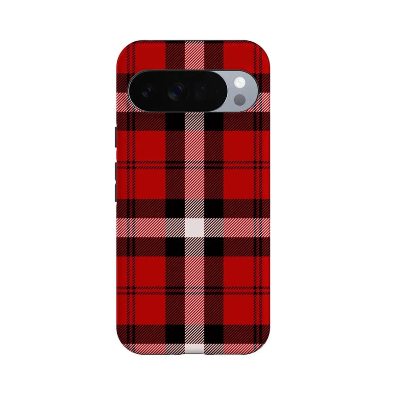 As if! | Red Plaid Case Phone Case get.casely Essential + MagSafe® Google Pixel 10 Pro XL 