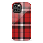 As if! | Red Plaid iPhone Case Phone Case get.casely Essential iPhone 12 Pro