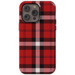 As if! | Red Plaid iPhone Case Phone Case get.casely Essential + MagSafe® iPhone 14 Pro Max
