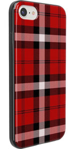 As if! | Red Plaid iPhone Case iPhone Case get.casely 