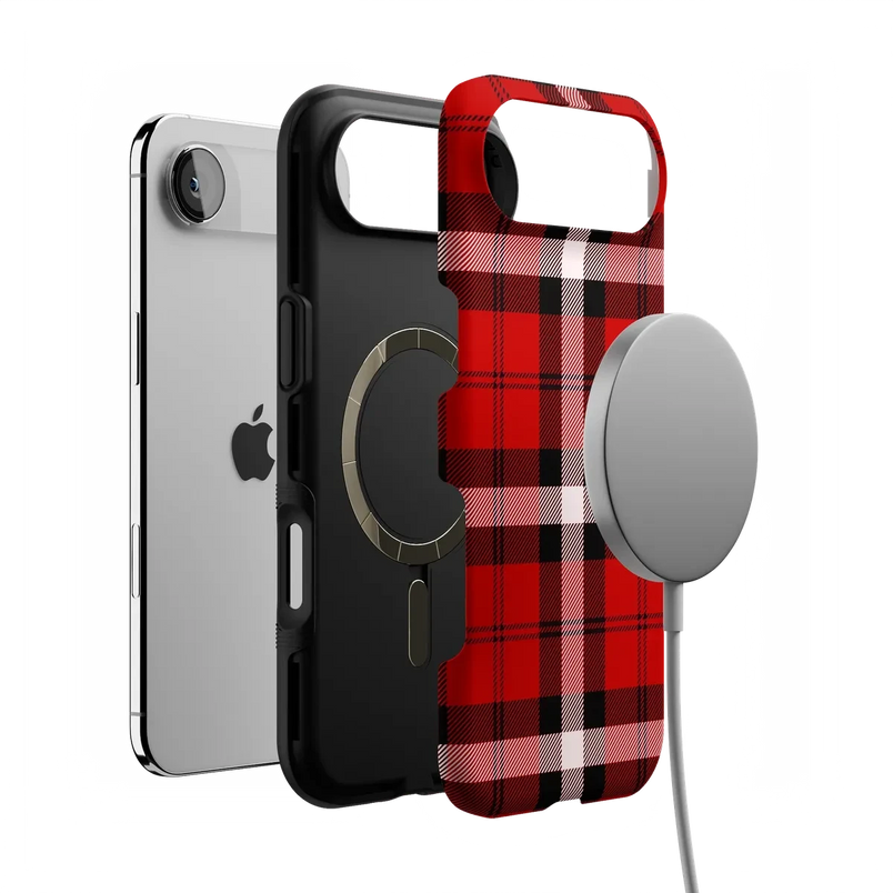 As if! | Red Plaid Case Phone Case get.casely 