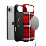As if! | Red Plaid Case Phone Case get.casely 