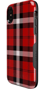 As if! | Red Plaid iPhone Case iPhone Case get.casely 