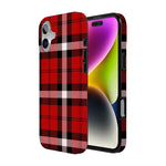 As if! | Red Plaid Case Phone Case get.casely 