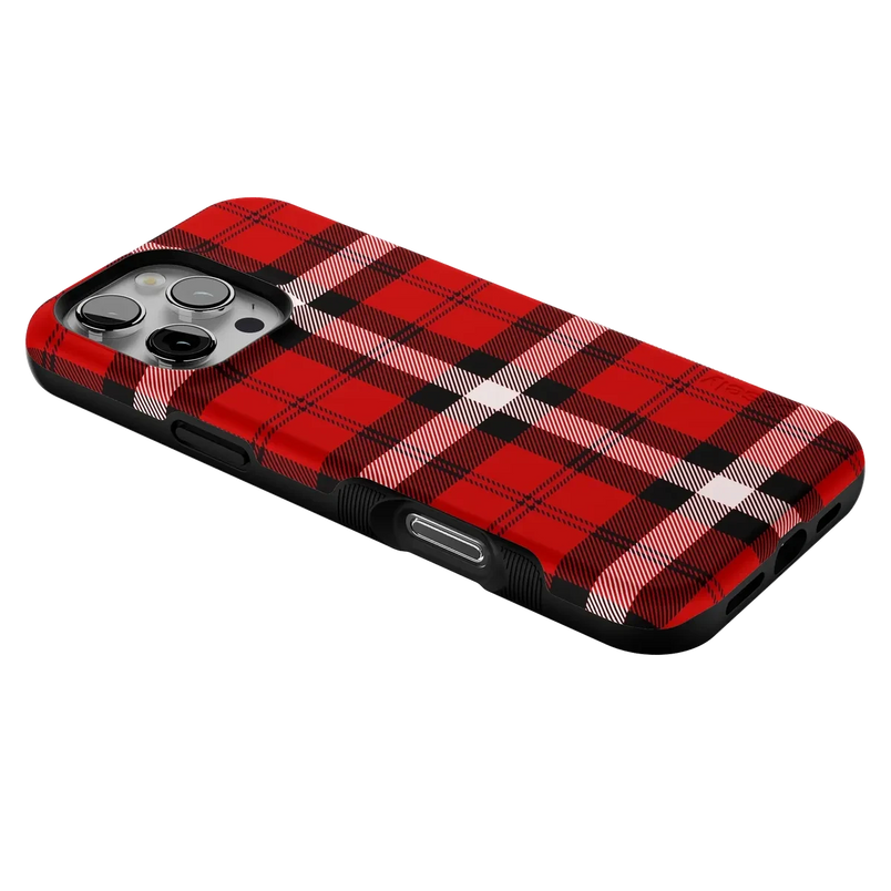 As if! | Red Plaid Case Phone Case get.casely 
