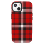 As if! | Red Plaid iPhone Case iPhone Case get.casely Bold + MagSafe® iPhone 13