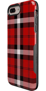 As if! | Red Plaid iPhone Case iPhone Case get.casely 
