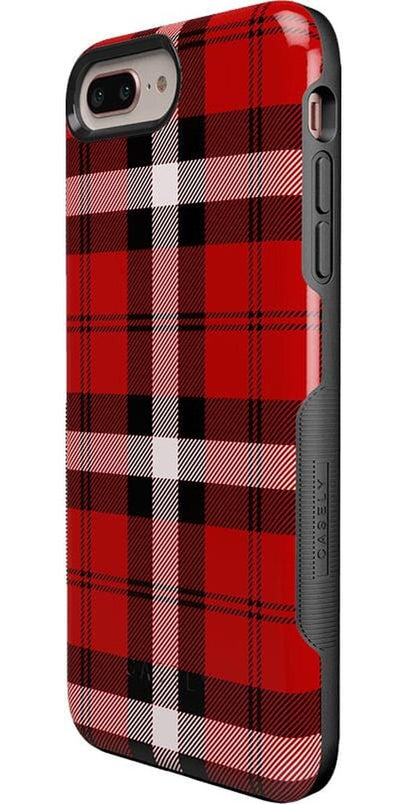 As if! | Red Plaid iPhone Case iPhone Case get.casely 