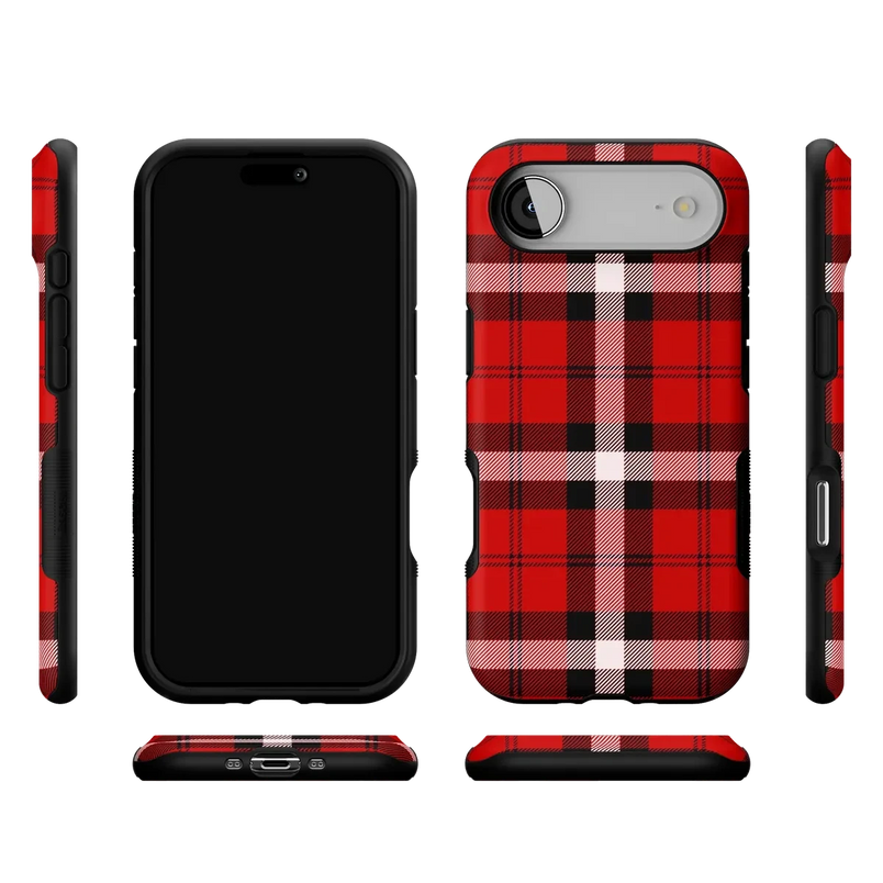 As if! | Red Plaid Case Phone Case get.casely 
