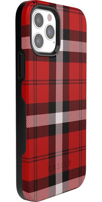 As if! | Red Plaid iPhone Case iPhone Case get.casely 