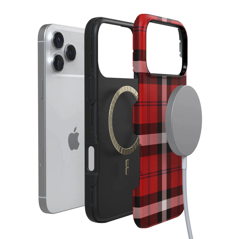 As if! | Red Plaid Case Phone Case get.casely 