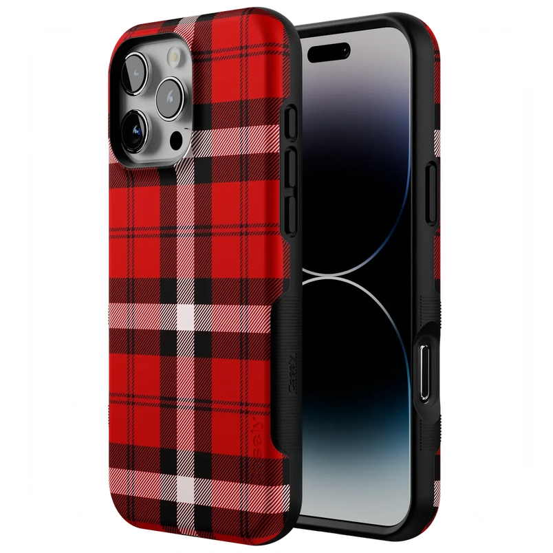 As if! | Red Plaid Case Phone Case get.casely 
