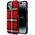 As if! | Red Plaid Case Phone Case get.casely 