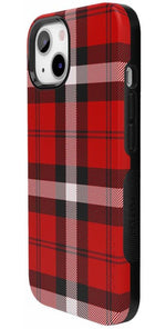 As if! | Red Plaid iPhone Case iPhone Case get.casely 