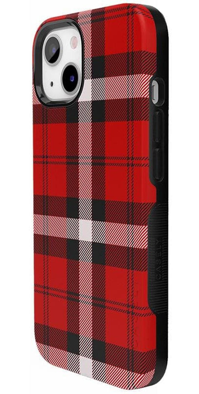 As if! | Red Plaid iPhone Case iPhone Case get.casely 
