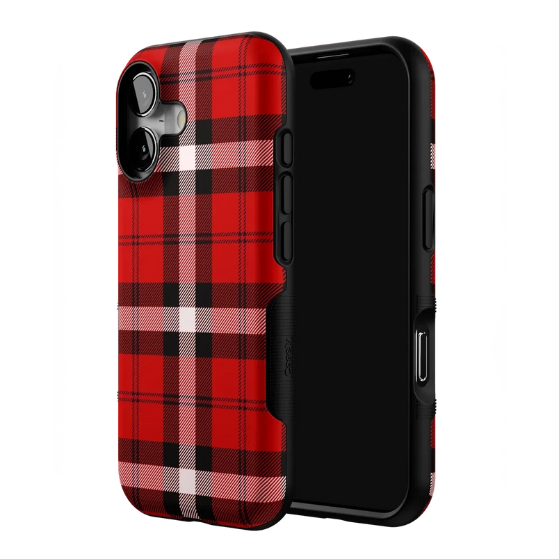 As if! | Red Plaid Case Phone Case get.casely 