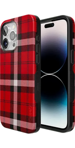 As if! | Red Plaid Case Phone Case get.casely 