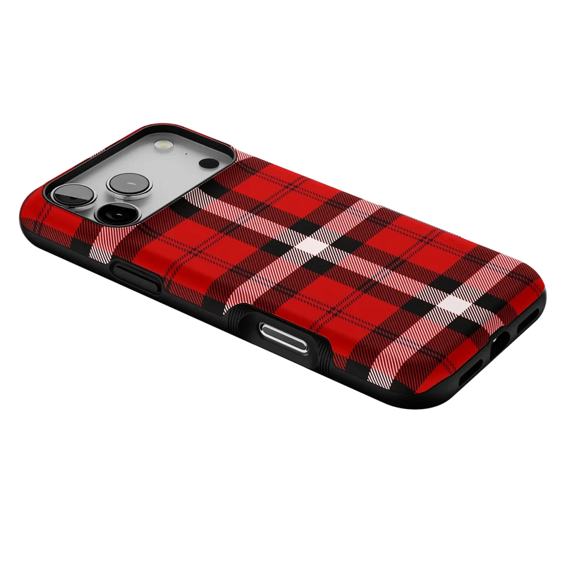 As if! | Red Plaid Case Phone Case get.casely 