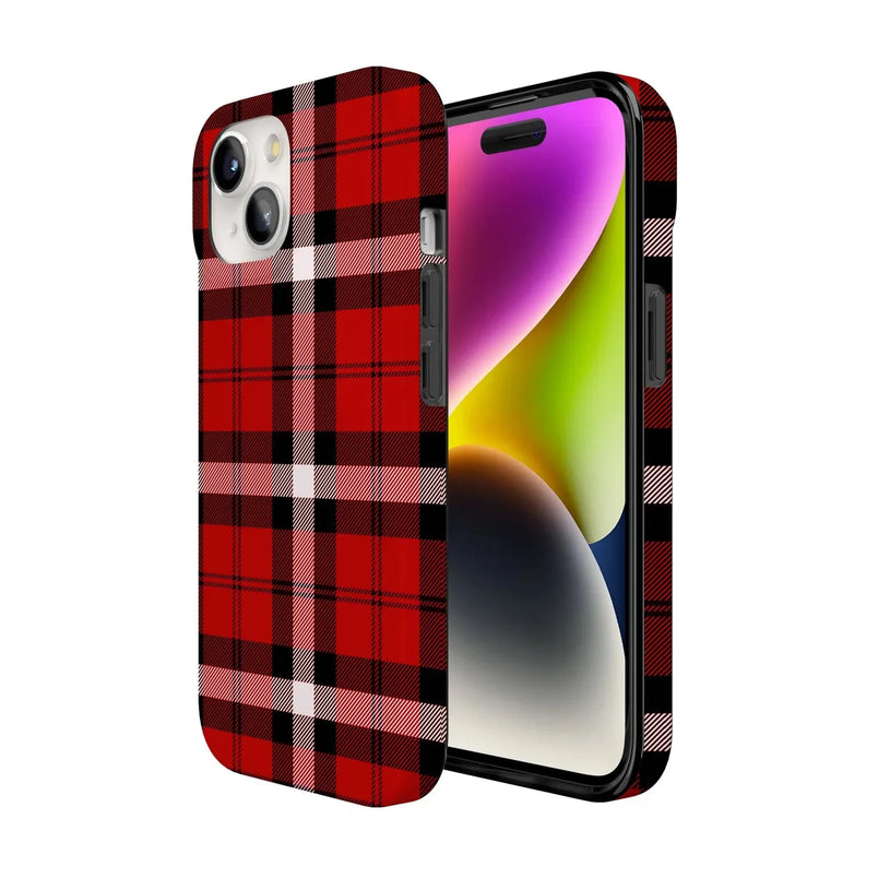 As if! | Red Plaid Case Phone Case get.casely 