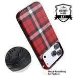 As if! | Red Plaid Case Phone Case get.casely 