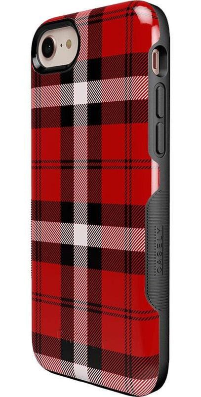 As if! | Red Plaid iPhone Case iPhone Case get.casely 