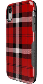 As if! | Red Plaid iPhone Case iPhone Case get.casely 