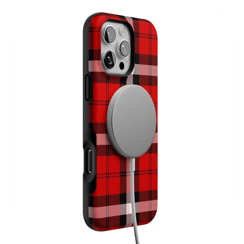 As if! | Red Plaid Case Phone Case get.casely 