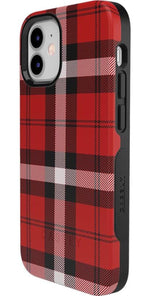 As if! | Red Plaid iPhone Case iPhone Case get.casely 