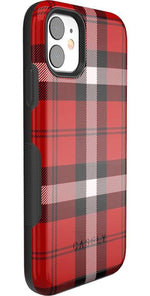 As if! | Red Plaid iPhone Case iPhone Case get.casely 