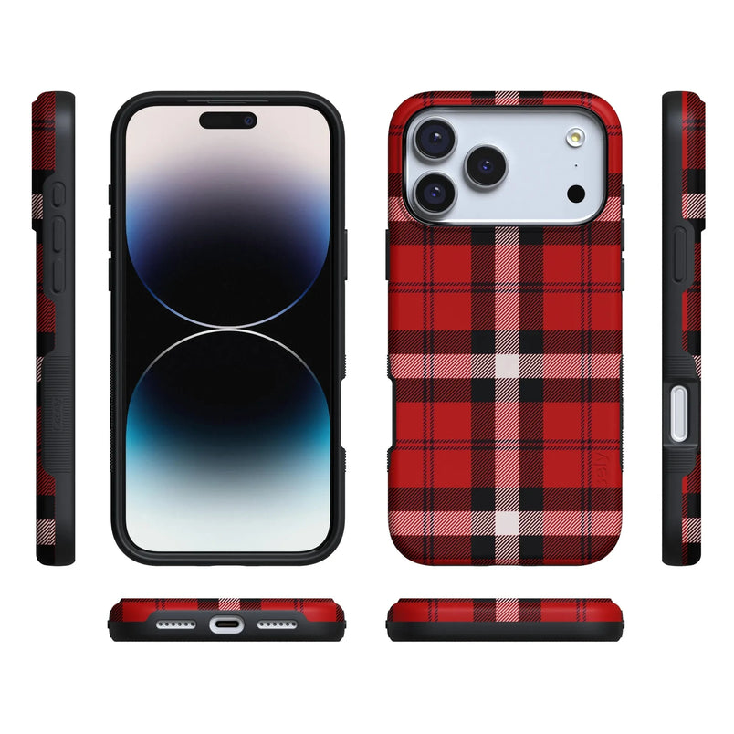 As if! | Red Plaid Case Phone Case get.casely 