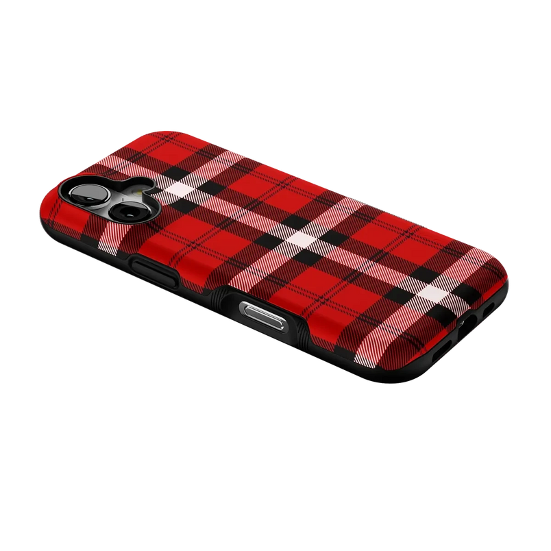 As if! | Red Plaid Case Phone Case get.casely 