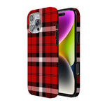 As if! | Red Plaid Case Phone Case get.casely 