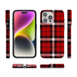 As if! | Red Plaid Case Phone Case get.casely 