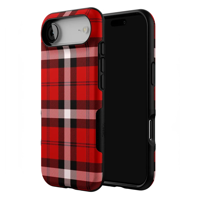 As if! | Red Plaid Case Phone Case get.casely 