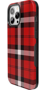 As if! | Red Plaid iPhone Case iPhone Case get.casely 