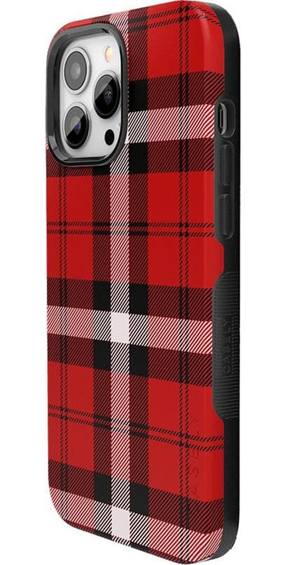 As if! | Red Plaid iPhone Case iPhone Case get.casely 