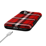As if! | Red Plaid Case Phone Case get.casely 