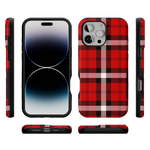 As if! | Red Plaid Case Phone Case get.casely 