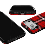 As if! | Red Plaid Case Phone Case get.casely 