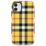 As if! | Yellow Plaid iPhone Case iPhone Case get.casely Bold iPhone 11 