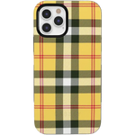 As if! | Yellow Plaid iPhone Case iPhone Case get.casely Bold iPhone 12 Pro 