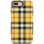 As if! | Yellow Plaid iPhone Case iPhone Case get.casely Bold iPhone 6/7/8 Plus 