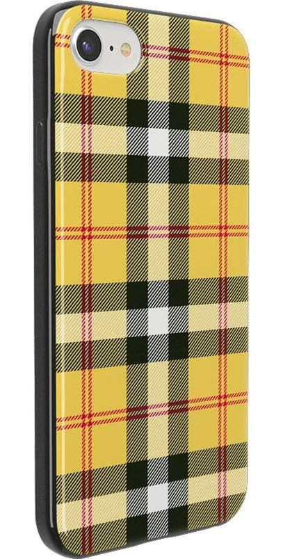 As if! | Yellow Plaid iPhone Case iPhone Case get.casely 